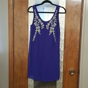 YA Los Angeles purple/gold dress
